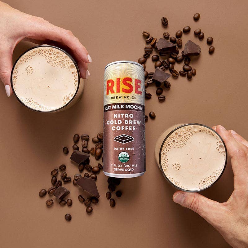 Oat Milk Mocha Nitro Cold Brew Latte - 12 pack