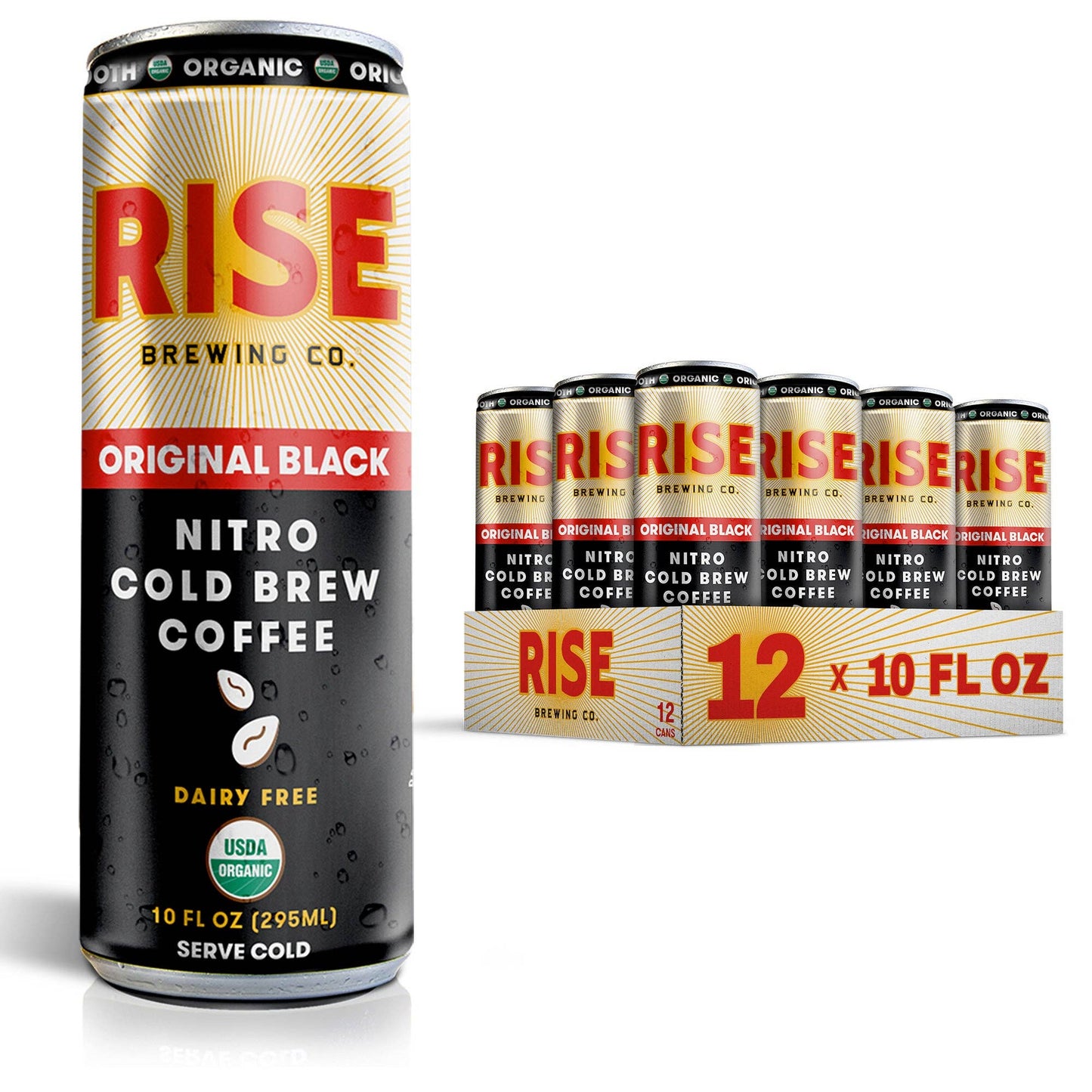 Original Black Nitro Cold Brew Coffee - 12 pack