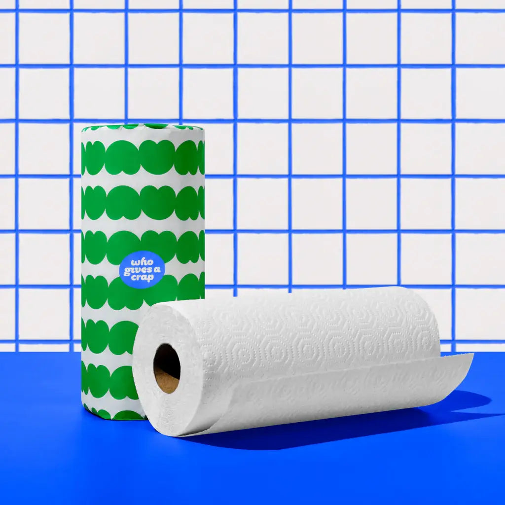 100% Recycled Paper Towels - 6 Rolls